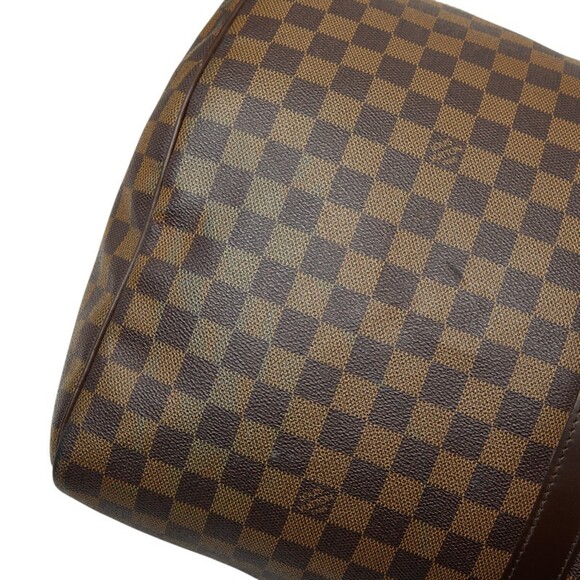 LOUIS VUITTON Brown Damier Leather Shoulder Bag